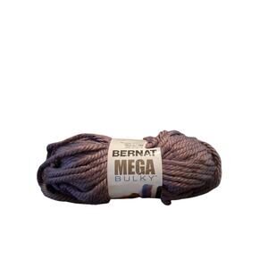 Bernat Mega Bulky Yarn - Violet 100% Acrylic Yarn